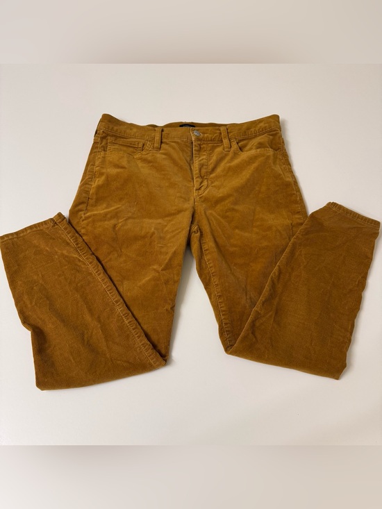 J. Crew Other - J Crew Skinny Corduroy Mid Rise Pant Womens Brown Ankle Length Size 30